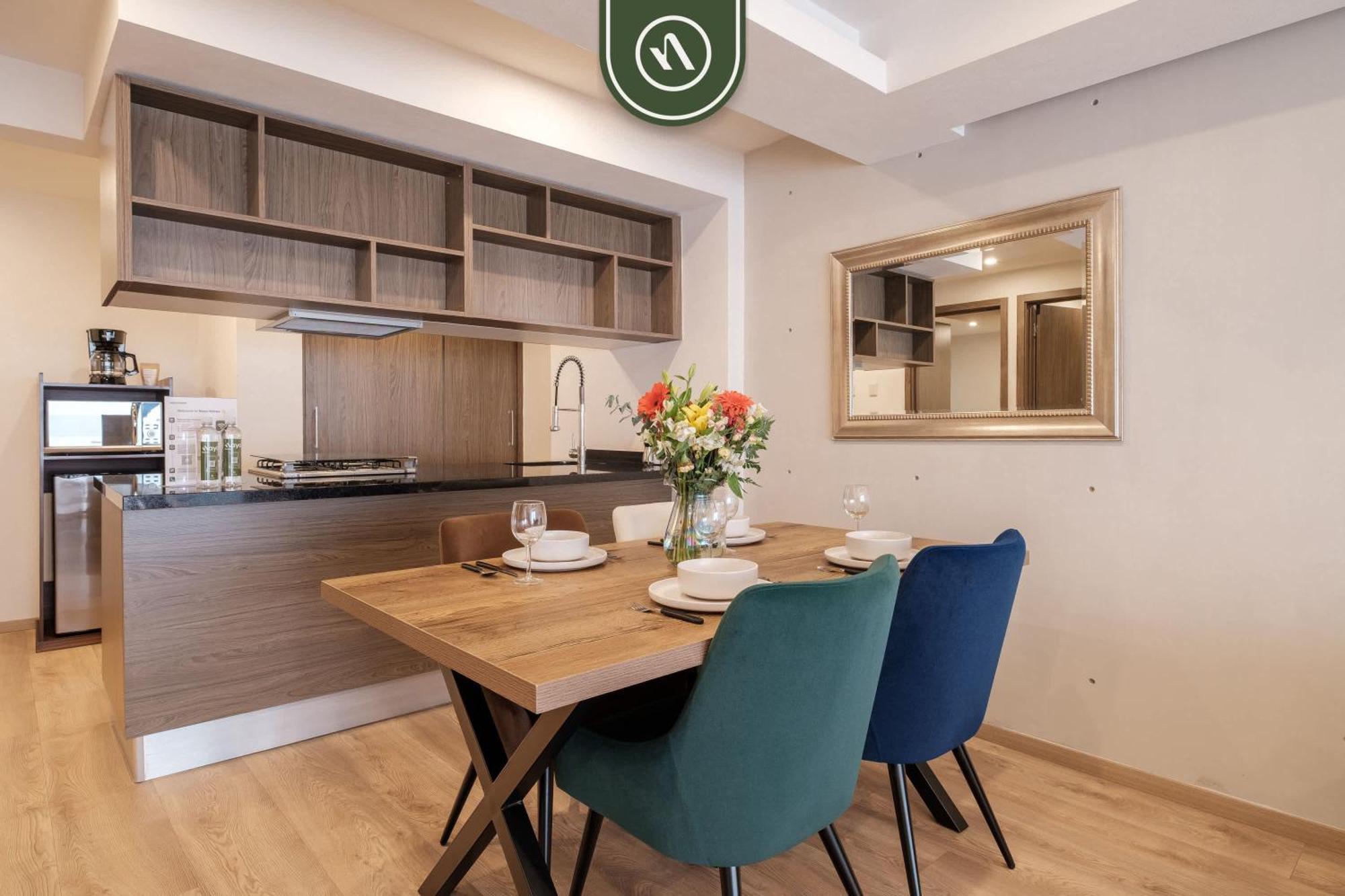 Amazing 2 Bedroom With Private Patio In Reforma Appartement *