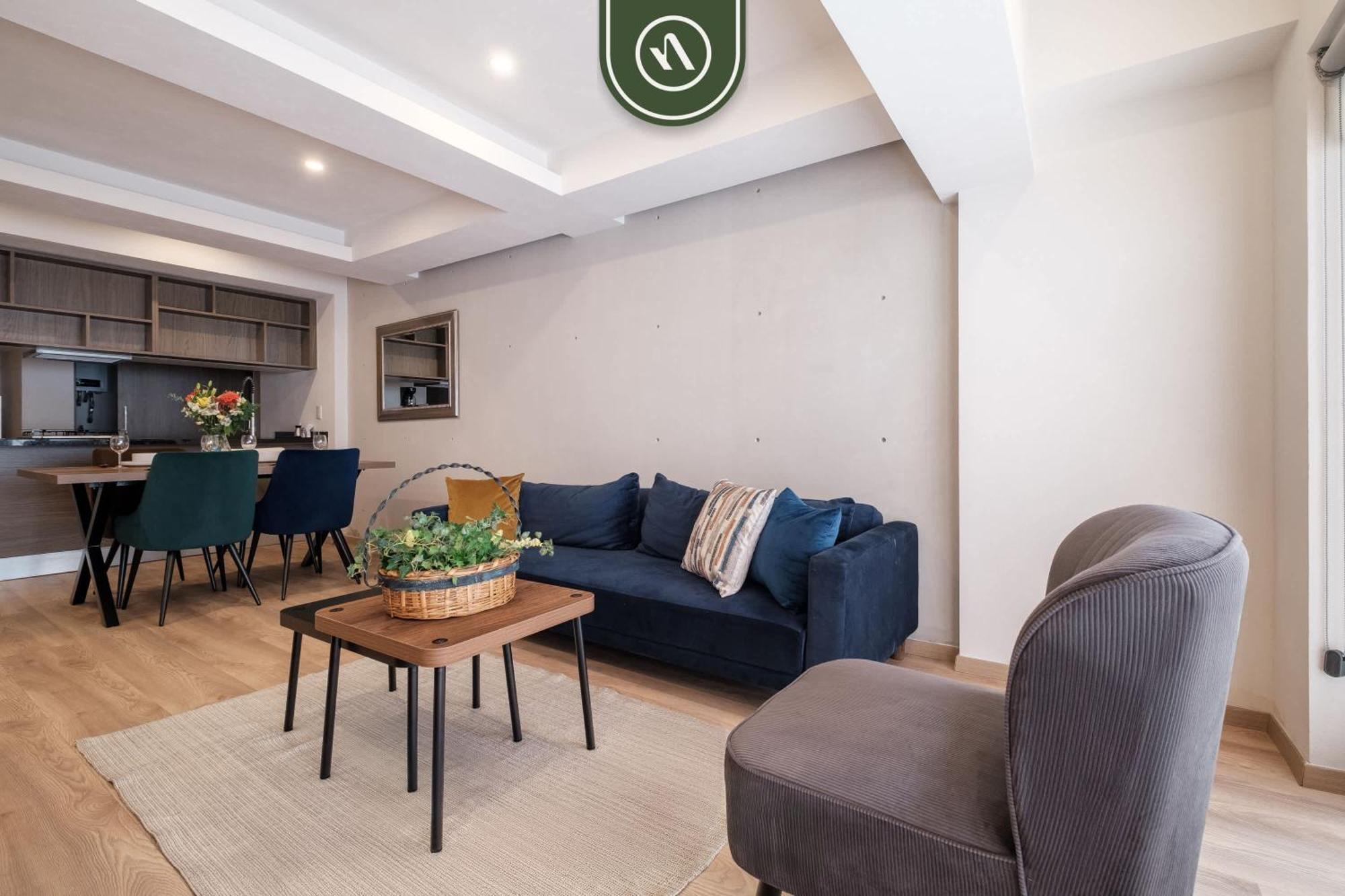 Amazing 2 Bedroom With Private Patio In Reforma